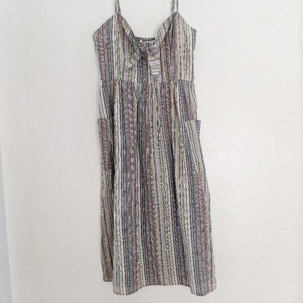 Tie Midi Dress